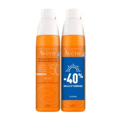 AVENE Duplo Spray Solar Spf 50+* Hidratantes Faciales